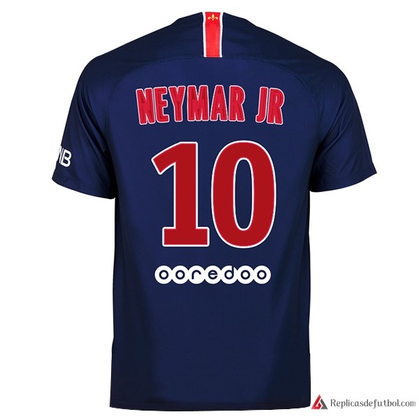 Camiseta Paris Saint Germain Primera equipación Neymar JR 2018-2019 Azul